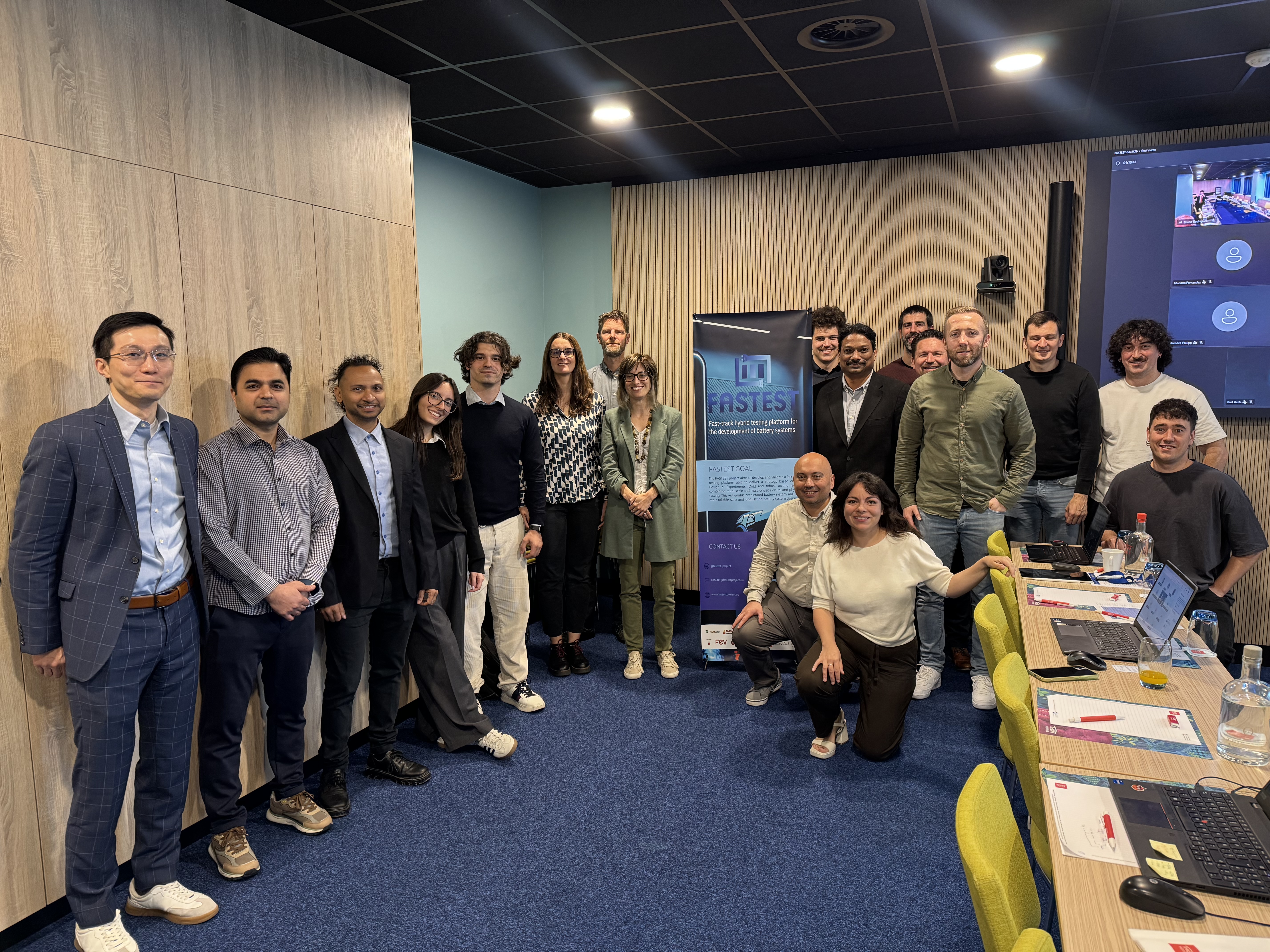 FASTEST project consortium group photo at the Final Event in Brussels
